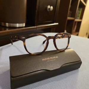 Oliver Peoples Sheldrake OV5036 in Semi-Matte Dark Mahogany